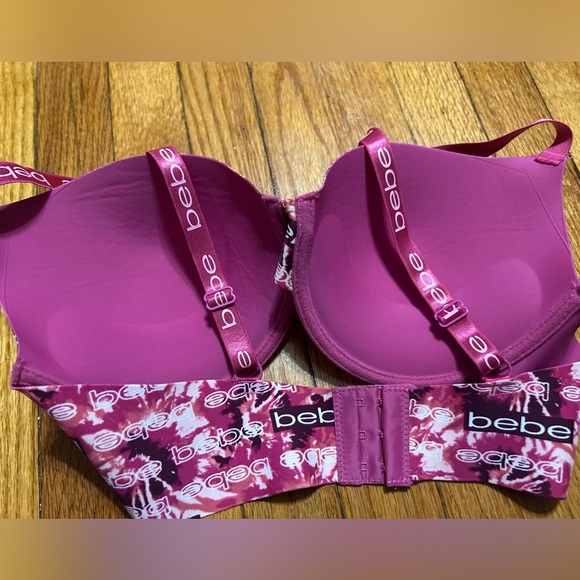 BeBe Pink/fuchsia Push Up Bra Size 36D - Picture 5 of 5